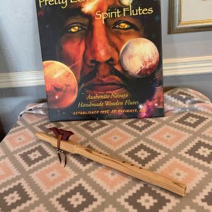 This traditional 5 hole flute radiates a soothing ancestral vibration.
